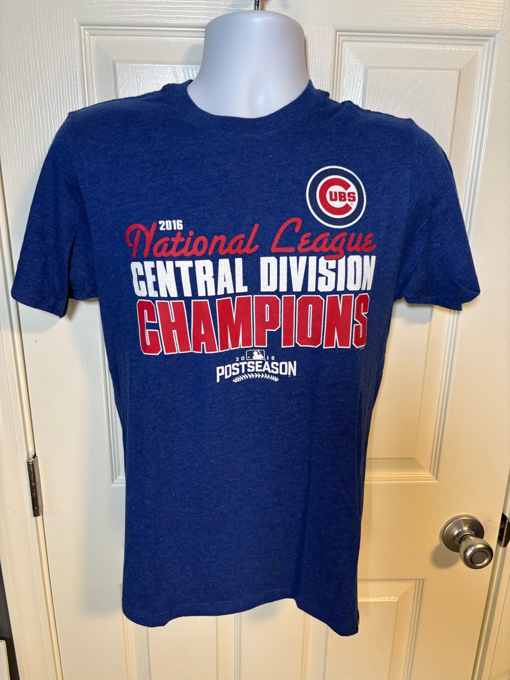 Chicago Cubs 2016 National League Central Division Champs T-shirt Size S by ‘47